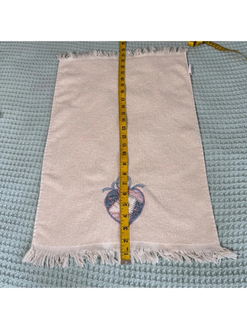Vintage Cannon 2 Kitchen Hand Towels Fringe Cottage Granny Goose Embroidered 90s